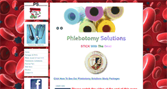 Desktop Screenshot of phlebotomysolutions.org