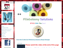 Tablet Screenshot of phlebotomysolutions.org